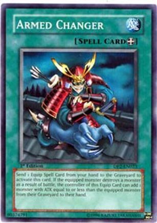 Armed Changer (DP2-EN023) - Duelist Pack 2: Chazz Princeton Unlimited Duelist Pack 2: Chazz Princeton Yugioh Single  Squirtle Squad Card Shop.