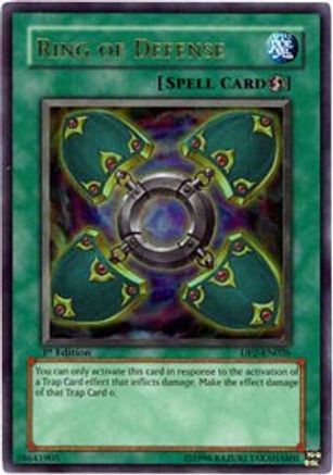 Ring of Defense (DP2-EN026) - Duelist Pack 2: Chazz Princeton Unlimited Duelist Pack 2: Chazz Princeton Yugioh Single  Squirtle Squad Card Shop.