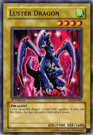 Luster Dragon (YSD-EN005) - Starter Deck 2006 Unlimited Starter Deck 2006 Yugioh Single  Squirtle Squad Card Shop.