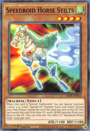 Speedroid Horse Stilts (LED8-EN014) - Legendary Duelists: Synchro Storm 1st Edition Legendary Duelists: Synchro Storm Yugioh Single  Squirtle Squad Card Shop.