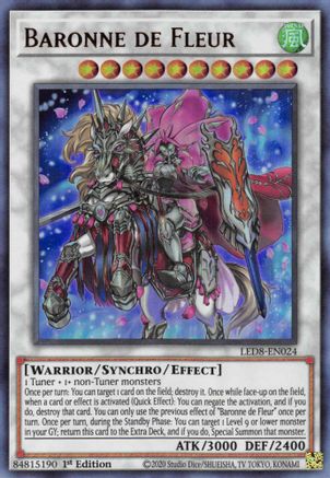 Baronne de Fleur (LED8-EN024) - Legendary Duelists: Synchro Storm 1st Edition Legendary Duelists: Synchro Storm Yugioh Single  Squirtle Squad Card Shop.