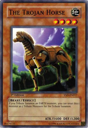 The Trojan Horse (YSD-EN017) - Starter Deck 2006 1st Edition Starter Deck 2006 Yugioh Single  Squirtle Squad Card Shop.