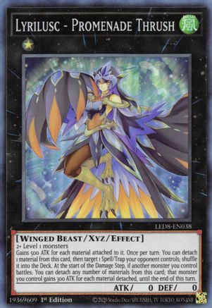 Lyrilusc - Promenade Thrush (LED8-EN038) - Legendary Duelists: Synchro Storm 1st Edition Legendary Duelists: Synchro Storm Yugioh Single  Squirtle Squad Card Shop.