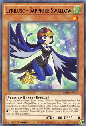 Lyrilusc - Sapphire Swallow (LED8-EN043) - Legendary Duelists: Synchro Storm 1st Edition Legendary Duelists: Synchro Storm Yugioh Single  Squirtle Squad Card Shop.