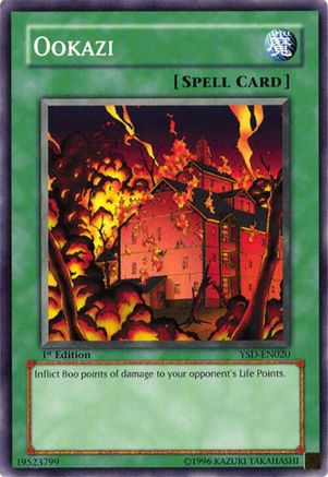 Ookazi (YSD-EN020) - Starter Deck 2006 Unlimited Starter Deck 2006 Yugioh Single  Squirtle Squad Card Shop.
