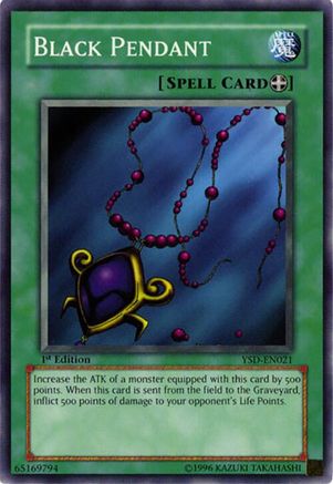 Black Pendant (YSD-EN021) - Starter Deck 2006 Unlimited Starter Deck 2006 Yugioh Single  Squirtle Squad Card Shop.