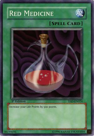 Red Medicine (YSD-EN024) - Starter Deck 2006 Unlimited Starter Deck 2006 Yugioh Single  Squirtle Squad Card Shop.
