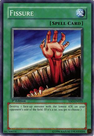 Fissure (YSD-EN025) - Starter Deck 2006 Unlimited Starter Deck 2006 Yugioh Single  Squirtle Squad Card Shop.