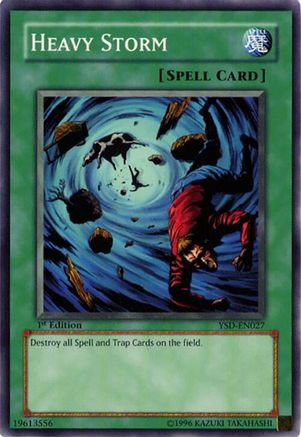 Heavy Storm (YSD-EN027) - Starter Deck 2006 1st Edition Starter Deck 2006 Yugioh Single  Squirtle Squad Card Shop.