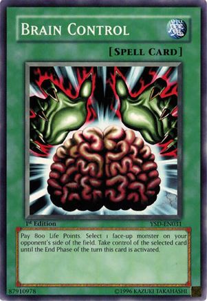 Brain Control (YSD-EN031) - Starter Deck 2006 Unlimited Starter Deck 2006 Yugioh Single  Squirtle Squad Card Shop.