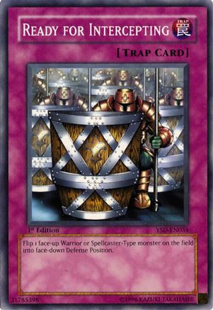 Ready for Intercepting (YSD-EN034) - Starter Deck 2006 Unlimited Starter Deck 2006 Yugioh Single  Squirtle Squad Card Shop.