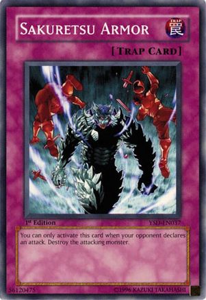 Sakuretsu Armor (YSD-EN037) - Starter Deck 2006 Unlimited Starter Deck 2006 Yugioh Single  Squirtle Squad Card Shop.