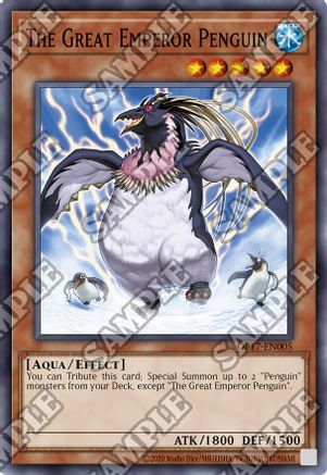 The Great Emperor Penguin (OP17-EN005) - OTS Tournament Pack 17 Unlimited OTS Tournament Pack 17 Yugioh Single  Squirtle Squad Card Shop.