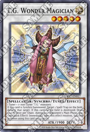 T.G. Wonder Magician (OP17-EN017) - OTS Tournament Pack 17 Unlimited OTS Tournament Pack 17 Yugioh Single  Squirtle Squad Card Shop.