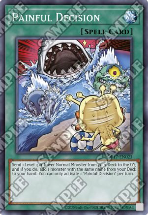 Painful Decision (OP17-EN023) - OTS Tournament Pack 17 Unlimited OTS Tournament Pack 17 Yugioh Single  Squirtle Squad Card Shop.