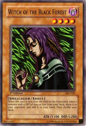 Witch of the Black Forest (SKE-020) - Starter Deck: Kaiba Evolution 1st Edition Starter Deck: Kaiba Evolution Yugioh Single  Squirtle Squad Card Shop.