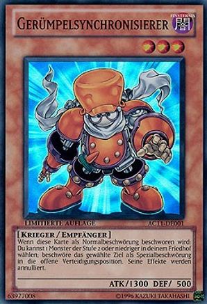 Junk Synchron (German) - "Gerumpelsynchronisierer" (AC11-DE001) - Advent Calendar 2011 (Adventskalender) Limited Advent Calendar 2011 (Adventskalender) Yugioh Single  Squirtle Squad Card Shop.