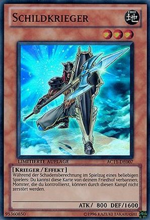 Shield Warrior (German) - "Schildkrieger" (AC11-DE007) - Advent Calendar 2011 (Adventskalender) Limited Advent Calendar 2011 (Adventskalender) Yugioh Single  Squirtle Squad Card Shop.