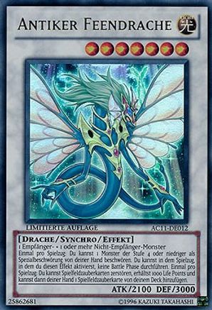 Ancient Fairy Dragon (German) - "Antiker Feendrache" (AC11-DE012) - Advent Calendar 2011 (Adventskalender) Limited Advent Calendar 2011 (Adventskalender) Yugioh Single  Squirtle Squad Card Shop.