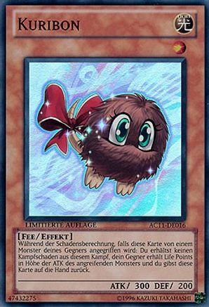 Kuribon (German) - "Kuribon" (AC11-DE016) - Advent Calendar 2011 (Adventskalender) Limited Advent Calendar 2011 (Adventskalender) Yugioh Single  Squirtle Squad Card Shop.