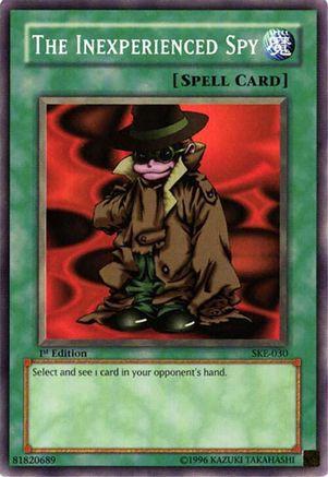 The Inexperienced Spy (SKE-030) - Starter Deck: Kaiba Evolution Unlimited Starter Deck: Kaiba Evolution Yugioh Single  Squirtle Squad Card Shop.