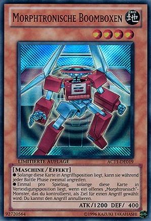 Morphtronic Boomboxen (German) - "Morphtronische Boomboxen" (AC11-DE019) - Advent Calendar 2011 (Adventskalender) Limited Advent Calendar 2011 (Adventskalender) Yugioh Single  Squirtle Squad Card Shop.