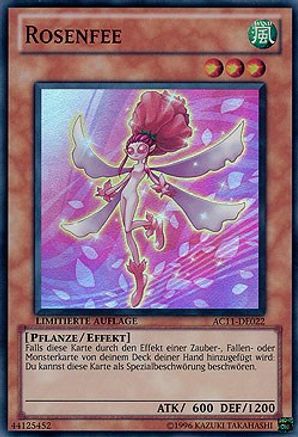Rose Fairy (German) - "Rosenfee" (AC11-DE022) - Advent Calendar 2011 (Adventskalender) Limited Advent Calendar 2011 (Adventskalender) Yugioh Single  Squirtle Squad Card Shop.