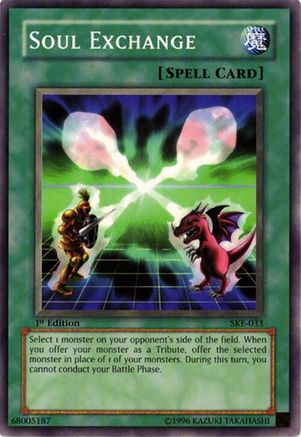 Soul Exchange (SKE-033) - Starter Deck: Kaiba Evolution Unlimited Starter Deck: Kaiba Evolution Yugioh Single  Squirtle Squad Card Shop.