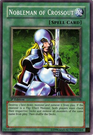 Nobleman of Crossout (SKE-038) - Starter Deck: Kaiba Evolution Unlimited Starter Deck: Kaiba Evolution Yugioh Single  Squirtle Squad Card Shop.
