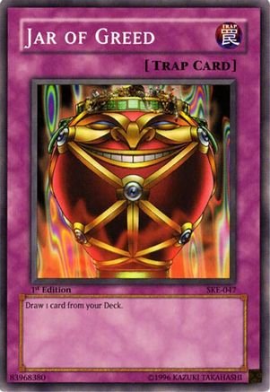 Jar of Greed (SKE-047) - Starter Deck: Kaiba Evolution 1st Edition Starter Deck: Kaiba Evolution Yugioh Single  Squirtle Squad Card Shop.