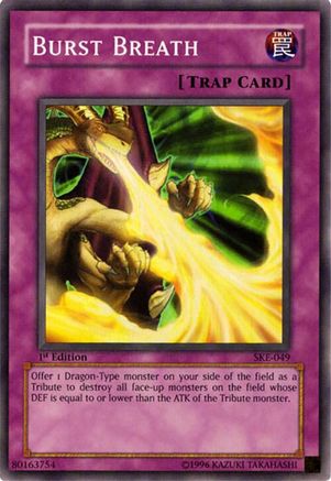Burst Breath (SKE-049) - Starter Deck: Kaiba Evolution Unlimited Starter Deck: Kaiba Evolution Yugioh Single  Squirtle Squad Card Shop.