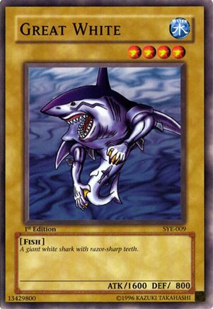 Great White (SYE-009) - Starter Deck: Yugi Evolution Unlimited Starter Deck: Yugi Evolution Yugioh Single  Squirtle Squad Card Shop.