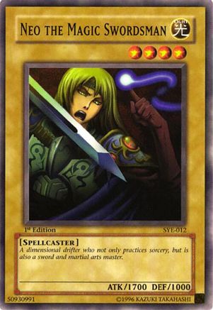 Neo the Magic Swordsman (SYE-012) - Starter Deck: Yugi Evolution 1st Edition Starter Deck: Yugi Evolution Yugioh Single  Squirtle Squad Card Shop.