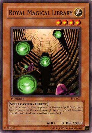 Royal Magical Library (SYE-023) - Starter Deck: Yugi Evolution 1st Edition Starter Deck: Yugi Evolution Yugioh Single  Squirtle Squad Card Shop.