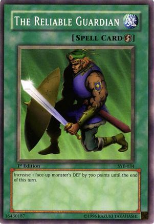 The Reliable Guardian (SYE-034) - Starter Deck: Yugi Evolution 1st Edition Starter Deck: Yugi Evolution Yugioh Single  Squirtle Squad Card Shop.