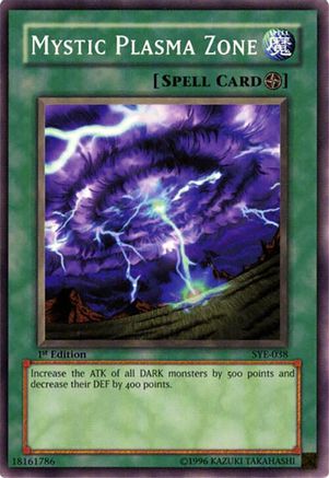 Mystic Plasma Zone (SYE-038) - Starter Deck: Yugi Evolution 1st Edition Starter Deck: Yugi Evolution Yugioh Single  Squirtle Squad Card Shop.