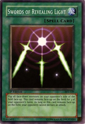 Swords of Revealing Light (SYE-039) - Starter Deck: Yugi Evolution Unlimited Starter Deck: Yugi Evolution Yugioh Single  Squirtle Squad Card Shop.