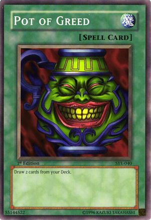 Pot of Greed (SYE-040) - Starter Deck: Yugi Evolution 1st Edition Starter Deck: Yugi Evolution Yugioh Single  Squirtle Squad Card Shop.