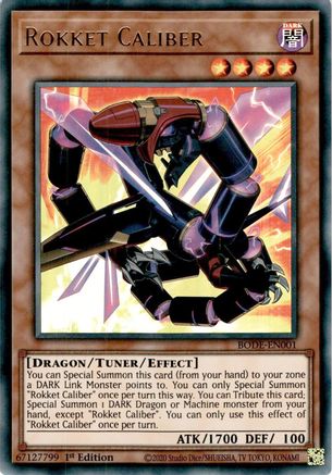 Rokket Caliber (BODE-EN001) - Burst of Destiny 1st Edition Burst of Destiny Yugioh Single  Squirtle Squad Card Shop.