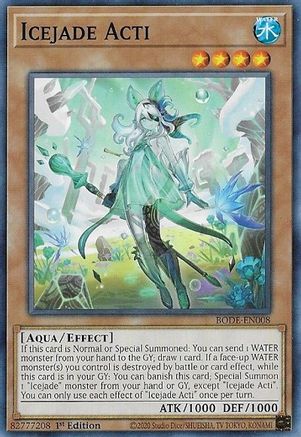 Icejade Acti (BODE-EN008) - Burst of Destiny 1st Edition Burst of Destiny Yugioh Single  Squirtle Squad Card Shop.