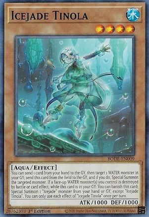 Icejade Tinola (BODE-EN009) - Burst of Destiny 1st Edition Burst of Destiny Yugioh Single  Squirtle Squad Card Shop.