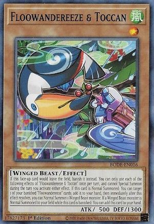 Floowandereeze & Toccan (BODE-EN016) - Burst of Destiny 1st Edition Burst of Destiny Yugioh Single  Squirtle Squad Card Shop.