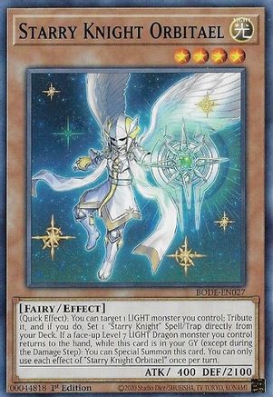 Starry Knight Orbitael (BODE-EN027) - Burst of Destiny 1st Edition Burst of Destiny Yugioh Single  Squirtle Squad Card Shop.