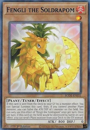 Fengli the Soldrapom (BODE-EN031) - Burst of Destiny 1st Edition Burst of Destiny Yugioh Single  Squirtle Squad Card Shop.