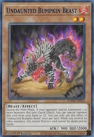 Undaunted Bumpkin Beast (BODE-EN033) - Burst of Destiny 1st Edition Burst of Destiny Yugioh Single  Squirtle Squad Card Shop.