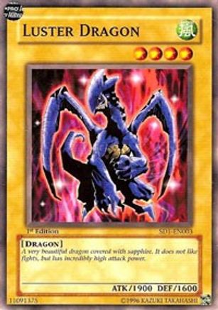 Luster Dragon (SD1-EN003) - Structure Deck: Dragon's Roar 1st Edition Structure Deck: Dragon's Roar Yugioh Single  Squirtle Squad Card Shop.