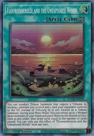 Floowandereeze and the Unexplored Winds (BODE-EN059) - Burst of Destiny 1st Edition Burst of Destiny Yugioh Single  Squirtle Squad Card Shop.