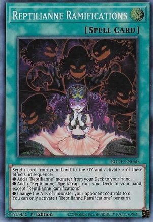 Reptilianne Ramifications (BODE-EN060) - Burst of Destiny 1st Edition Burst of Destiny Yugioh Single  Squirtle Squad Card Shop.