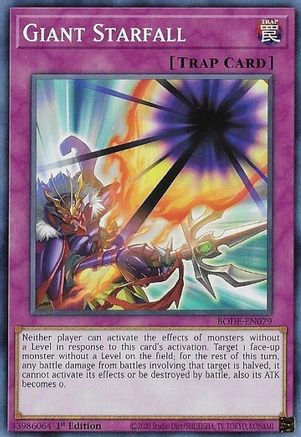 Giant Starfall (BODE-EN079) - Burst of Destiny 1st Edition Burst of Destiny Yugioh Single  Squirtle Squad Card Shop.