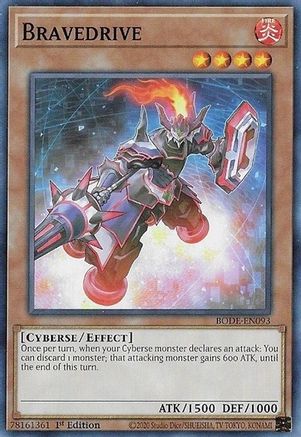 Bravedrive (BODE-EN093) - Burst of Destiny 1st Edition Burst of Destiny Yugioh Single  Squirtle Squad Card Shop.